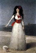 Francisco de Goya White Duchess oil painting on canvas